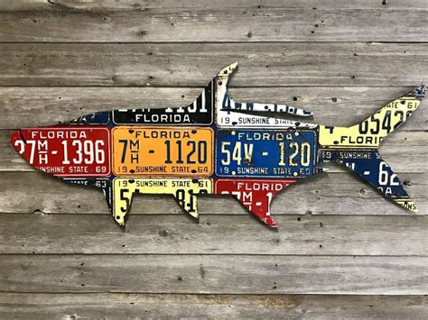 Florida Tarpon Antique License Plate Art License Plate Art Plate Art