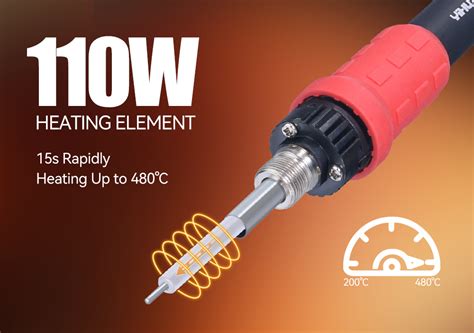 YIHUA 995D I 110W New Upgraded Nozzle Easy Plug Pull Hot Air Rework