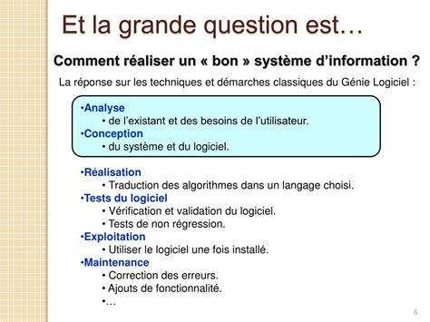 Ppt Initiation La Conception Des Syst Mes D Informations Cours N