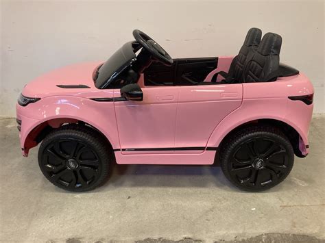 Coche El Ctrico Para Ni Os Range Rover Evoque X Rosa Edici N De