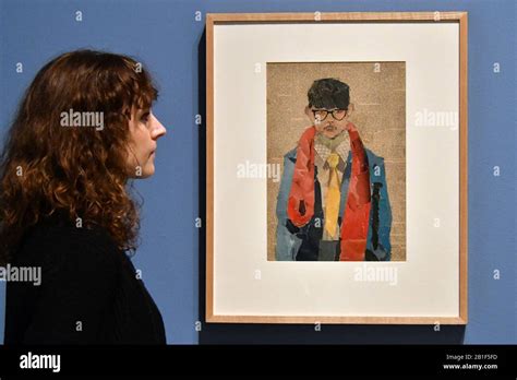 London Uk 25th Feb 2020 David Hockney Self Portrait 1954 At David