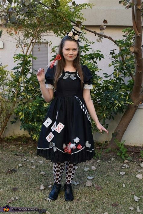 glamorous wonderland costume   tutorial photo
