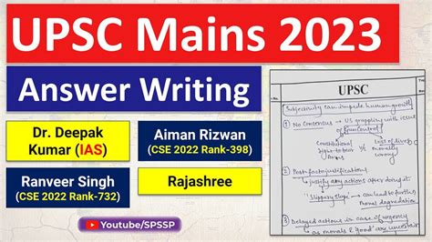 UPSC Mains Answer Writing Practice 2023 UPSC Mains Daily Answer