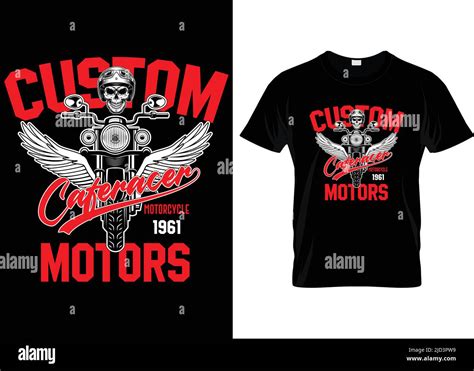 Motorcycle T Shirt Motor Bike Vector Retro Typography T Shirt Design