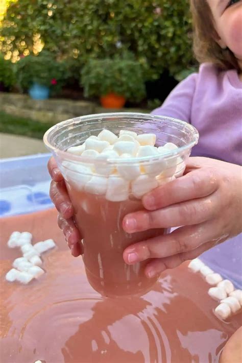 Hot Chocolate Sensory Bin Winter Preschool Sensory Play Friends Art Lab
