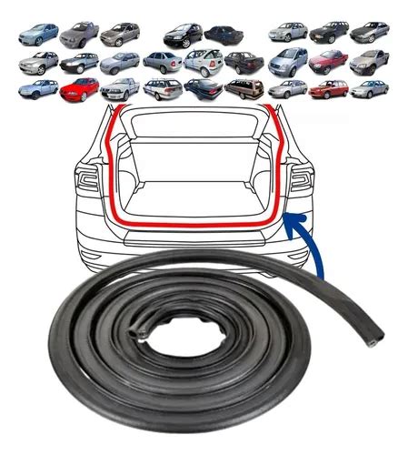 Borrachas Automotivas Para Portas E Portas Malas Originais - Borracha Porta Malas Guarnição 4,20mt Perfil Modelo Original | Frete grátis