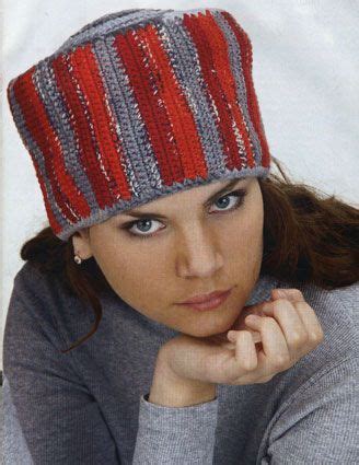 Красно-серая шапочка. Вязание шапок. Узелок.ру