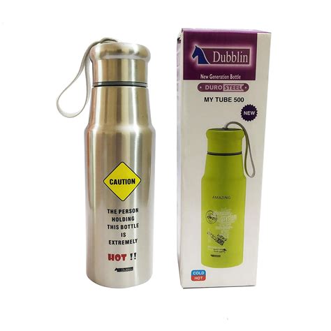 Dubblin Hot Cold Duro Steel Vaccum Insulated Water Bottle Ml Amazon In Home Kitchen