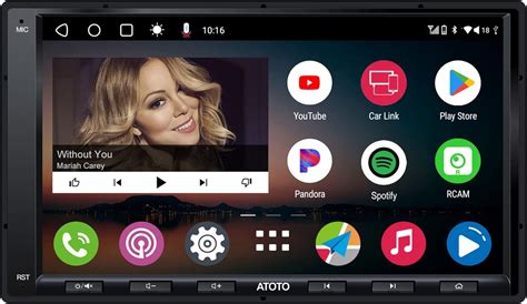 Neu Atoto A Pf Zoll Doppel Din Android Autoradio Mit Navi