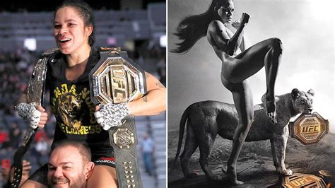 UFC 250 Amanda Nunes Celebrates Title Win With Naked Post Yahoo Sport