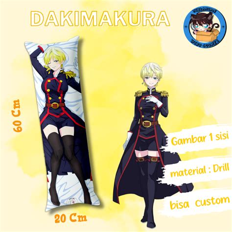 jual dakimakura guling tenka izumo ukuran xcm  termasuk