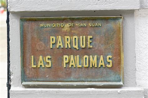 Parque De Las Palomas, Pigeon Park in Old San Juan, Puerto Rico