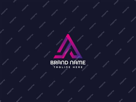 Premium Vector A Letter Logo With A Letter Logo