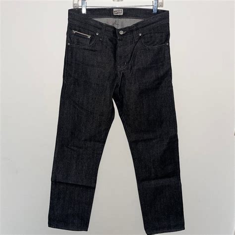 Naked Famous Denim Raw Selvedge Black Jeans Gem