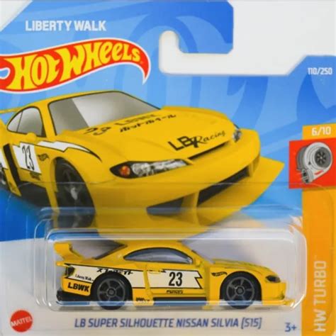 Hot Wheels Lb Super Silhouette Nissan Silvia S Jaune Hw Turbo