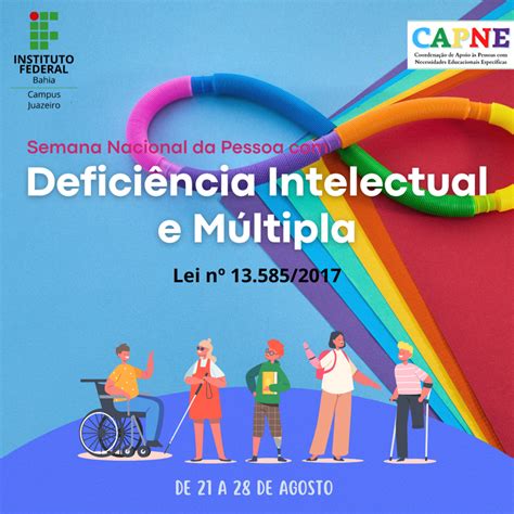 Deficiencia Intelectual E Multipla - Semana Nacional da Pessoa com Deficiência Intelectual e Múltipla — IFBA ...