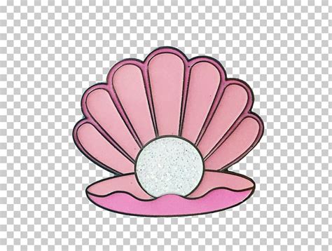 Pink Clam Shell Clip Art