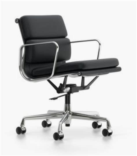 Vitra EA 217 Bürodrehstuhl (Leder, Softpad)