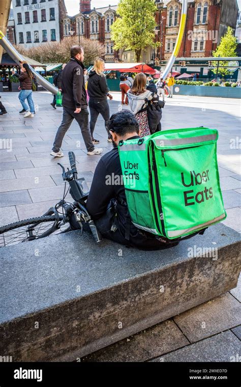 deliver driver  uber eats ubereats sits   bike bicycle