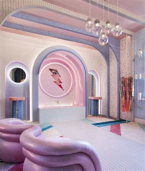 Retro-Futurism Flourishes in a Dressing Room from Patricia