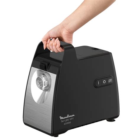 Hachoir à Viande Moulinex HV7 / 2200W / Inox et Noir