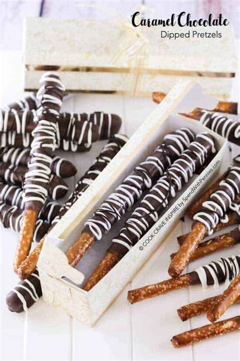 Caramel Chocolate Covered Pretzels Recipe Chocolate Covered Pretzels