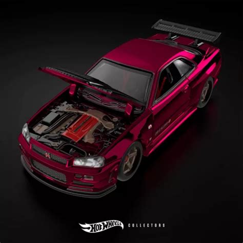 Hot Wheels Rlc Exclusive Nissan Skyline Gt R R Bnr Vorbestellung Red Rot Eur