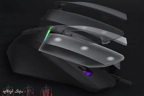 ماوس مخصوص بازی بلادی مدل W6omaxrgb ساپتک 1400