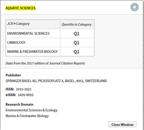 Journal Ranking BIO323 Research Skills Guide Library Guides At