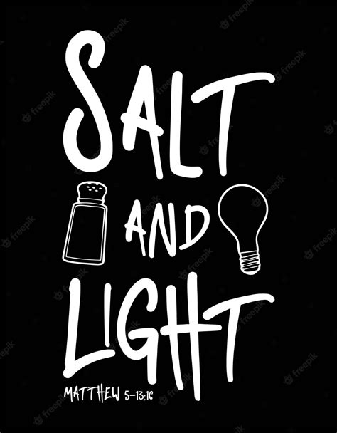 Salt And Light Clipart No Background