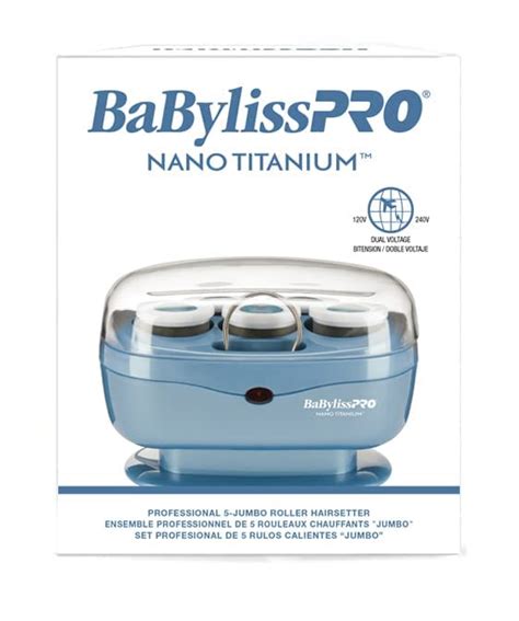 Babylisspro Jumbo Hot Rollers Nano Titanium Hair Styling Tools Appliances Count Pack Of