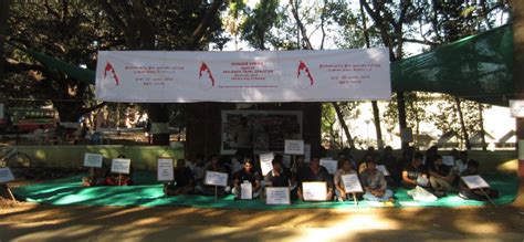 Students Protest Iit Bombay Students Staging Protest