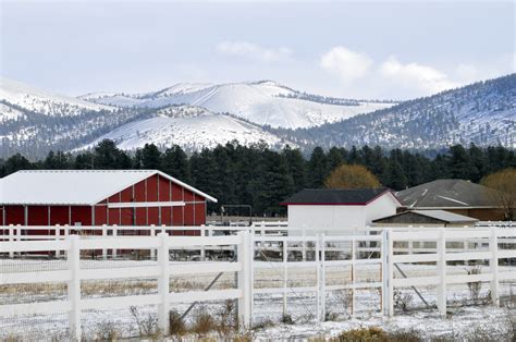 Snowy Farm Free Stock Photo - Public Domain Pictures