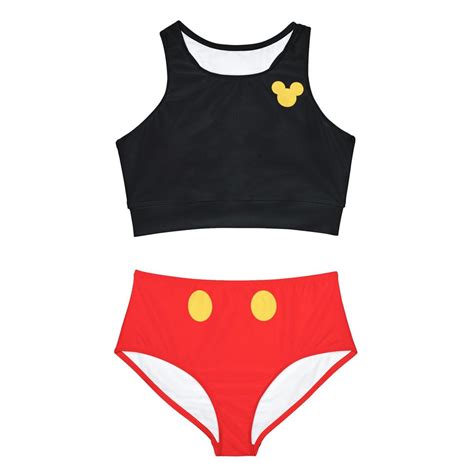 Bikini Set Mickey Mouse Inspired Disney Swimsuit Two Piece Swimwear