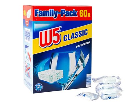 Таблетки для посудомоечной машины W5 Classic | отзывы