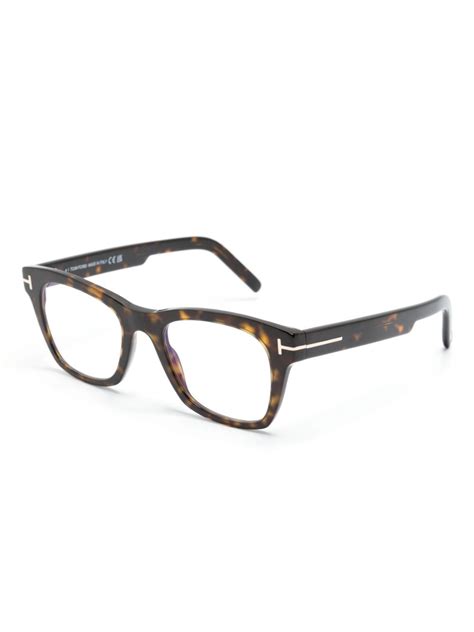 Tom Ford Eyewear Arma O De Culos Quadrada Tartaruga Marrom