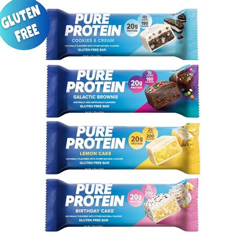 Pure Protein Bar Variety Pack Of 12 Different Flavors 12 Count