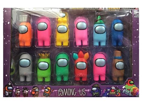 Купить Набор фигурок из игры Амонг Ас (Among Us) 10 см, 12 шт недорого ...