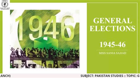 General Elections 1945 46 Youtube