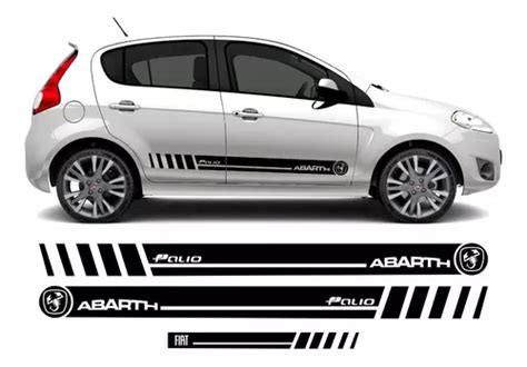 Adesivos Emblemas Lateral Compatível Palio abarth Cores Frete grátis