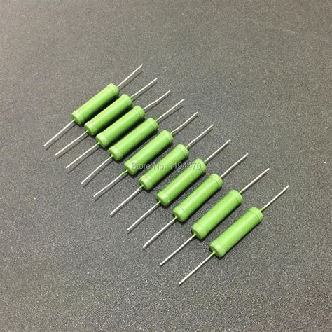 Pcs Lot Rx W R To K Ohm Fixed Type Wire Wound Resistor