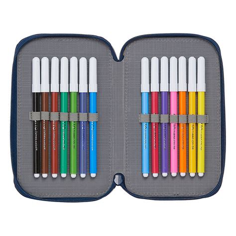 Estojo Plumier duplo 28 peças Hot Wheels Race Team Loja da Criança