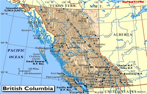 british columbia parks map