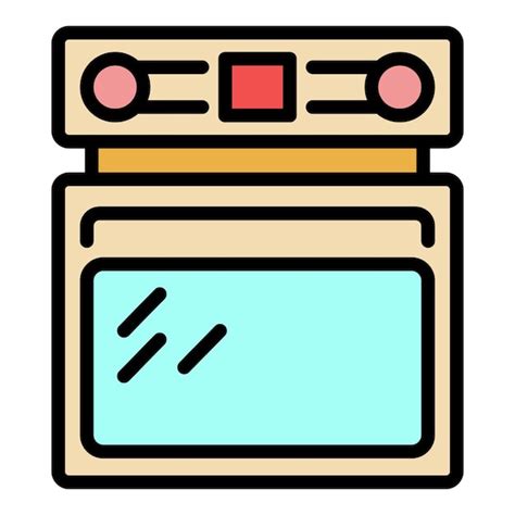 Premium Vector Microwave Oven Icon Outline Microwave Oven Vector Icon