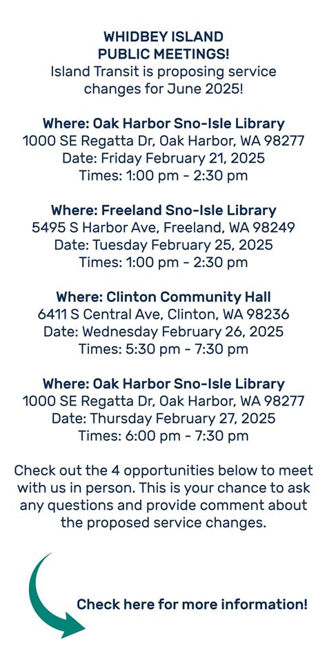 Island Transit Routes, Schedules, and Passenger Information 33