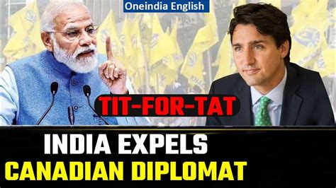 India Expels Canadian Diplomat After Justin One News Page Video