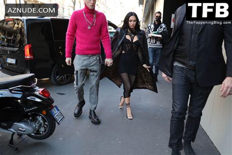 Megan Fox Sexy Seen Flaunting Her Hot Cleavage In Milan Aznude