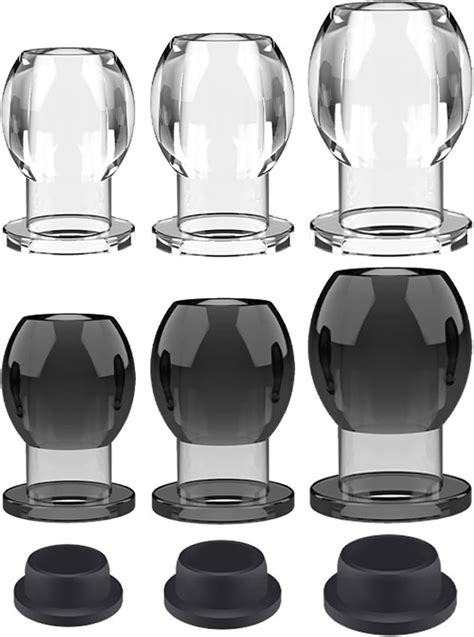 ZWFUN Hohl Analplug Set Toys S M L Dildo Anal Stecker Butt Plug für Männer Frauen Buttplug