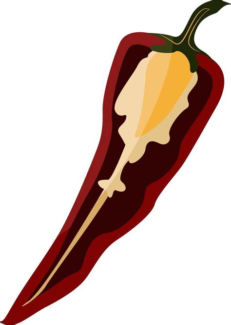Hot Pepper Illustration Vector On White Background Vector Art At Vecteezy