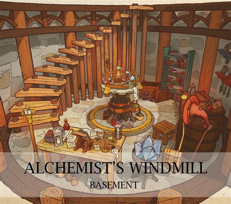 ArtStation - Alchemist's Windmill - Basement